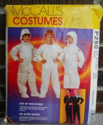 7856 9493 ASTRONAUT SPACE SUIT, TREKKIE JUMPSUIT PATTERN S, MD,L